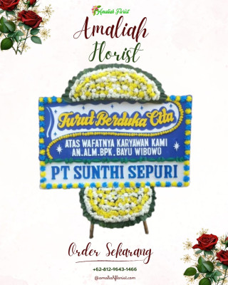 Papan Bunga Duka di Jagebob