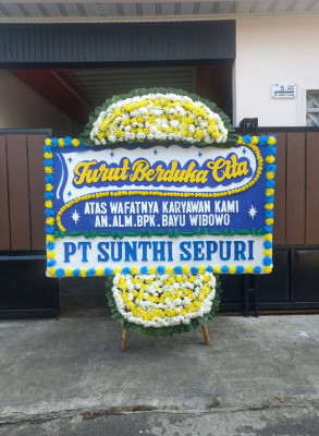 Papan Bunga Duka di Jagebob