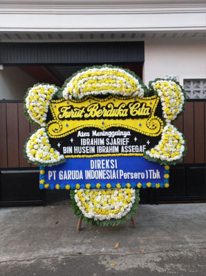 Papan Bunga Duka di Jagebob